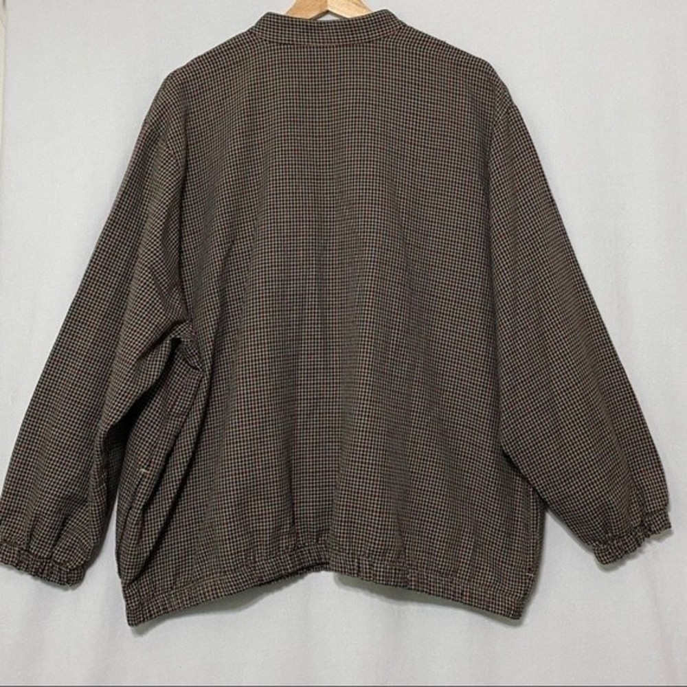 BonWorth Small Houndstooth Checked Bomber Jacket size XL- Petite - Picture 8 of 11